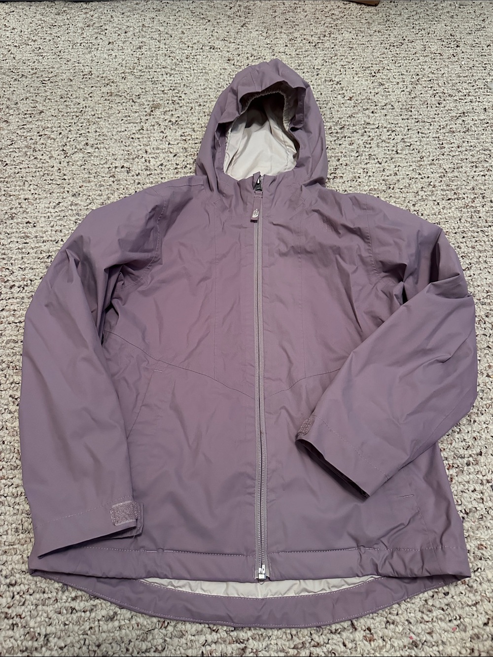 The North Face Pale Pink-Purple Lightweight Hooded Jacket